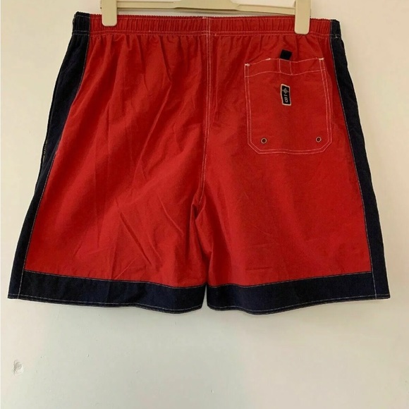 BAILEYS SWIM SHORT FREIZEIT SHORT BEACHWEAR RED Size Medium - Picture 4 of 8